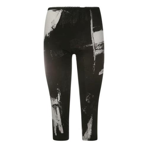 Yohji Yamamoto Kort leggings för kvinnor Black, Dam