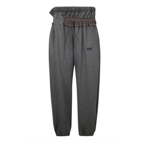 Magliano Bred Ben Trackpants med Elastisk Midja Gray, Dam