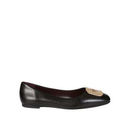 Tory Burch Ballerina Pelle Skor Black, Dam