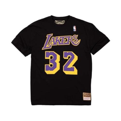 Mitchell & Ness Namn Nummer T-tröja Black, Herr