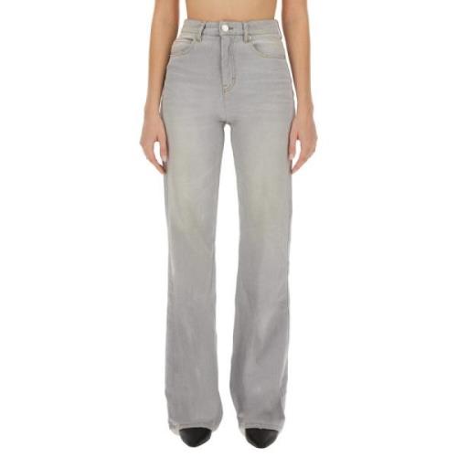 Ami Paris Ekologiska Flare Jeans Gray, Dam