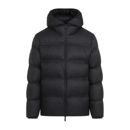 Moncler Svart Masac Dunjacka för Män Black, Herr