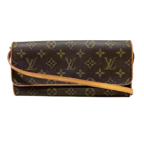 Louis Vuitton Vintage Pre-owned Tyg louis-vuitton-vskor Brown, Dam