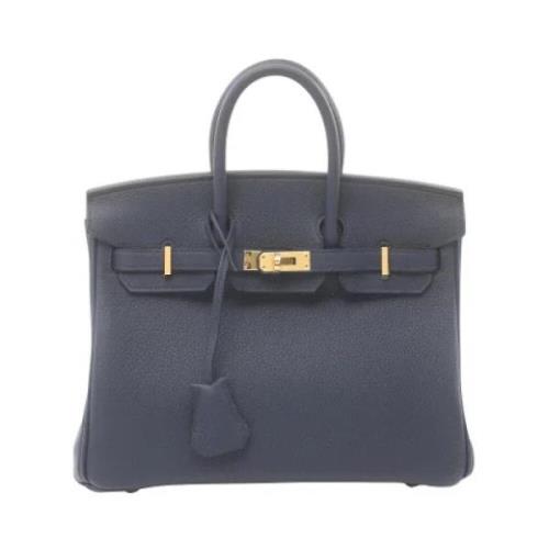 Hermès Vintage Pre-owned Laeder handvskor Blue, Dam