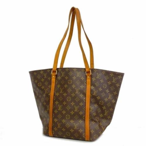 Louis Vuitton Vintage Pre-owned Tyg louis-vuitton-vskor Brown, Dam