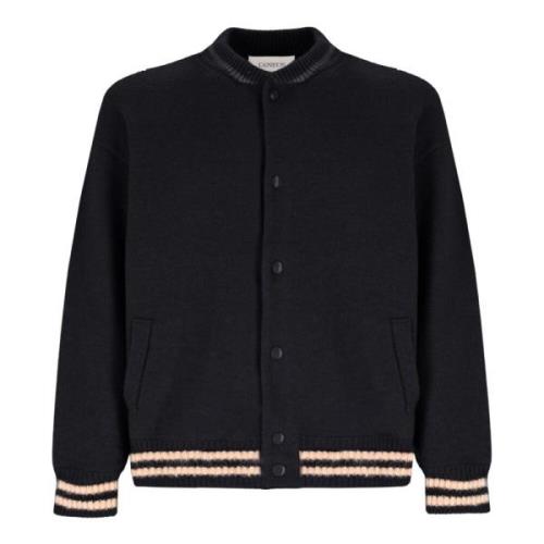 Laneus Varsity Cashmere Bomber Black, Herr