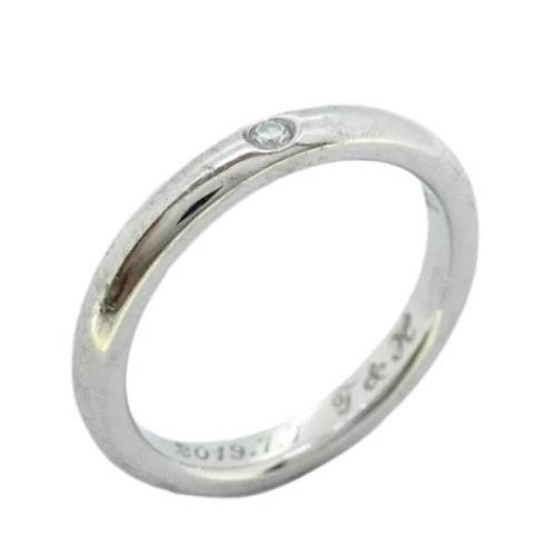 Tiffany & Co. Pre-owned Pre-owned Platina ringar Gray, Dam