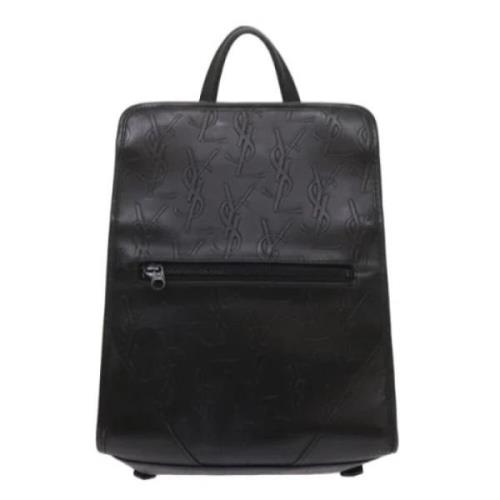 Yves Saint Laurent Vintage Pre-owned Canvas ryggsckar Black, Dam