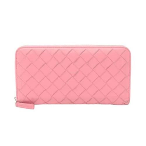 Bottega Veneta Vintage Pre-owned Laeder plnbcker Pink, Dam