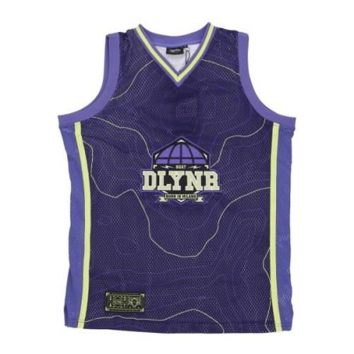 Dolly Noire Blå Basketbollstil Mesh Tanktop Blue, Herr