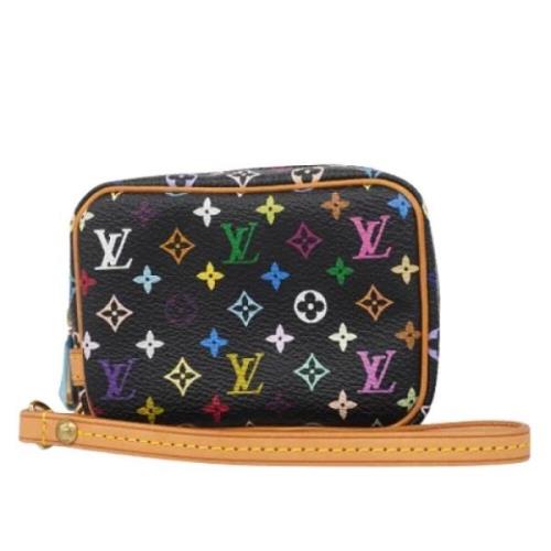 Louis Vuitton Vintage Pre-owned Canvas kuvertvskor Black, Dam