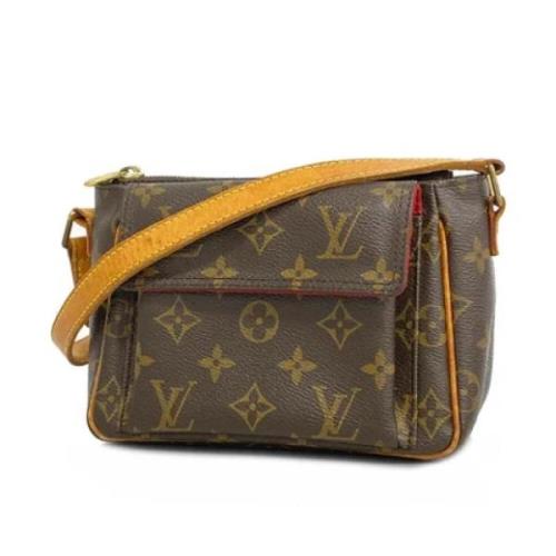 Louis Vuitton Vintage Pre-owned Tyg louis-vuitton-vskor Brown, Dam