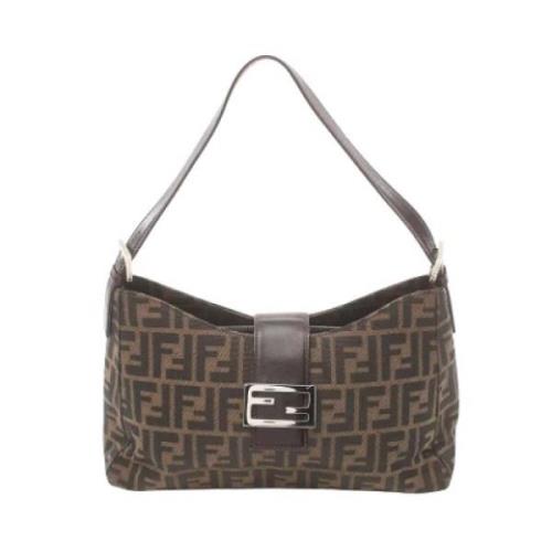 Fendi Vintage Pre-owned Canvas fendi-vskor Brown, Dam