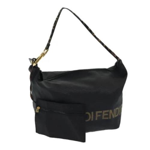 Fendi Vintage Pre-owned Nylon fendi-vskor Black, Dam