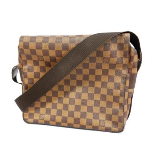 Louis Vuitton Vintage Pre-owned Tyg louis-vuitton-vskor Brown, Dam