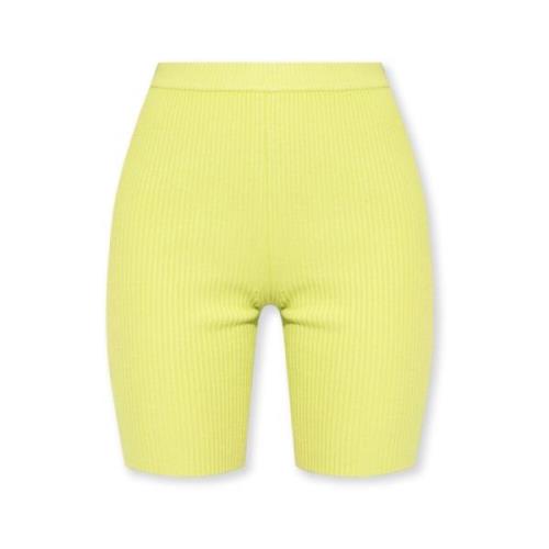 Samsøe Samsøe Luna cropped leggings Yellow, Dam