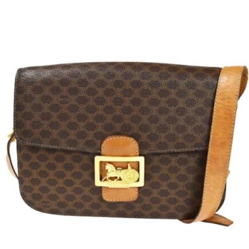 Celine Vintage Pre-owned Canvas celine-vskor Brown, Dam