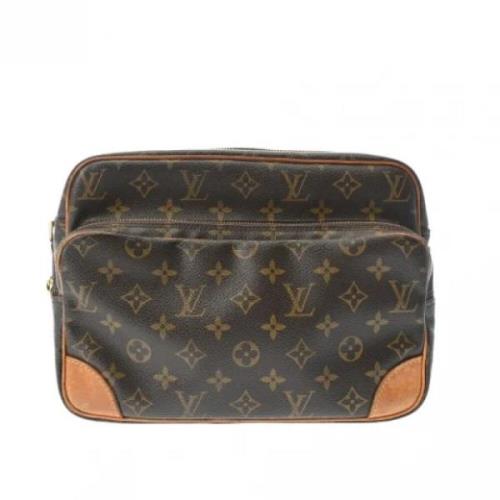 Louis Vuitton Vintage Pre-owned Tyg louis-vuitton-vskor Brown, Dam