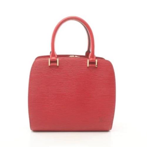 Louis Vuitton Vintage Pre-owned Laeder louis-vuitton-vskor Red, Dam