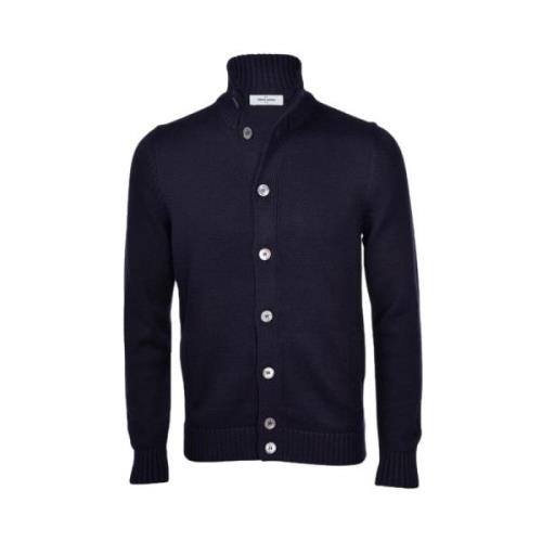 Gran Sasso Cardigans Blue, Herr