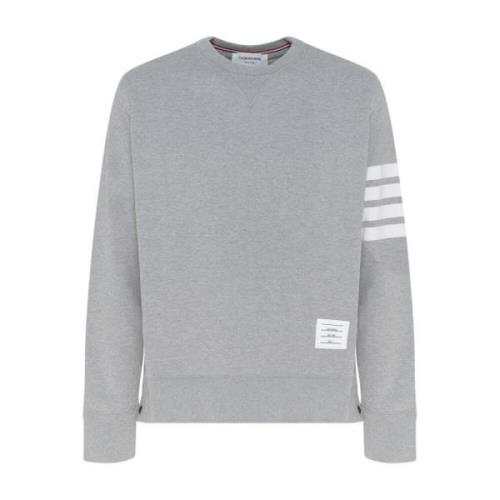 Thom Browne Grå 4-Bar Sweatshirt Gray, Herr