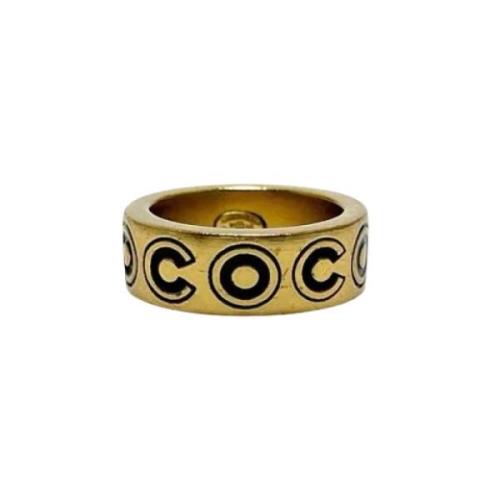 Chanel Vintage Pre-owned Metall chanel-smycken Yellow, Dam