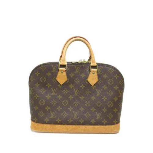 Louis Vuitton Vintage Pre-owned Canvas handvskor Brown, Dam