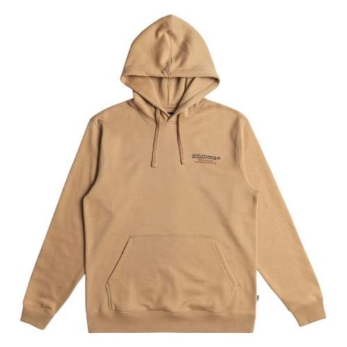 Billabong Surf Service Hoodie Beige, Herr