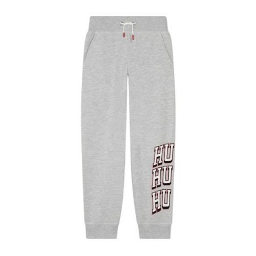 Hugo Boss Grå Sportig Barn Sweatpants Gray, Herr