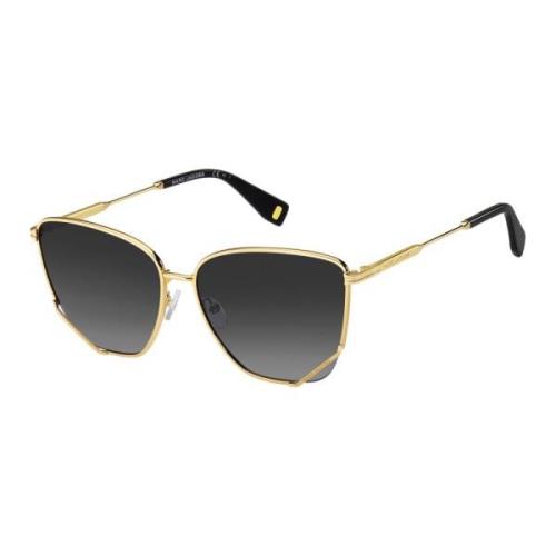 Marc Jacobs Elegant Guld/Grå Solglasögon Yellow, Dam