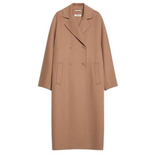 Max Mara Elegant Långrock Brown, Dam