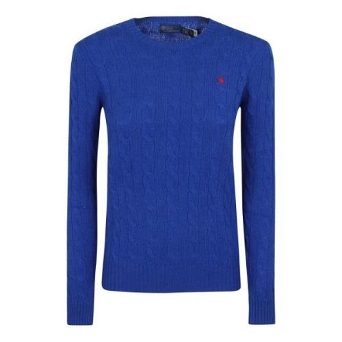 Polo Ralph Lauren Elegant Långärmad Stickad Tröja Blue, Dam