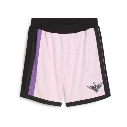 Puma Iridescent Mesh Short Whisper Pink, Herr