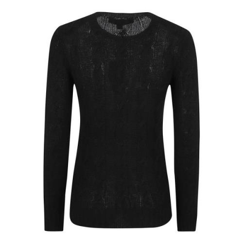 Ralph Lauren Svart Tröja Aw24 Damkläder Black, Dam