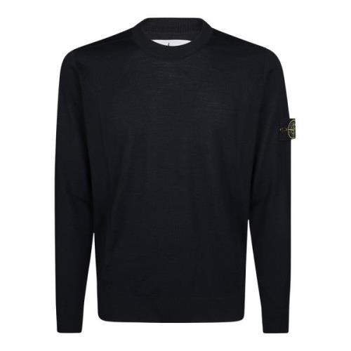 Stone Island Merinoulltröja Blue, Herr