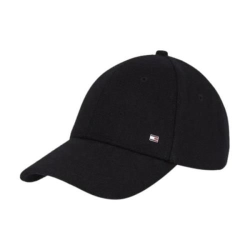 Tommy Hilfiger Love Melton Panel Cap Black, Herr