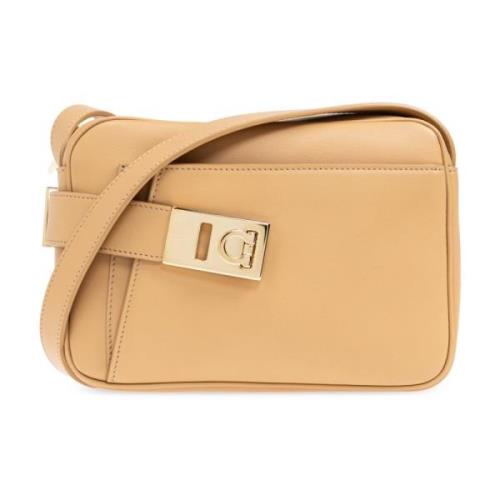 Salvatore Ferragamo Axelväska Beige, Dam