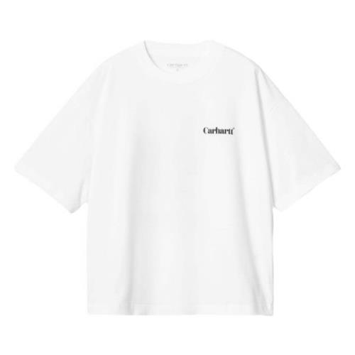 Carhartt Wip Fold Leo T-shirt White, Dam