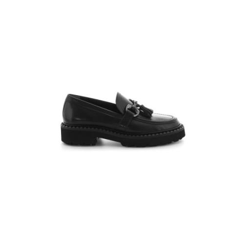 Kennel & Schmenger Silver Spänne Slip-On Loafers Black, Dam