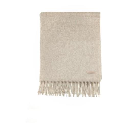 Ermenegildo Zegna Stiliga Scarfs Kollektion Beige, Herr