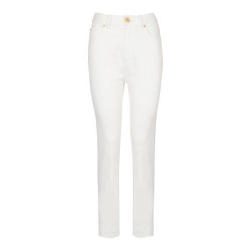 Balmain Slim fit jeans White, Dam