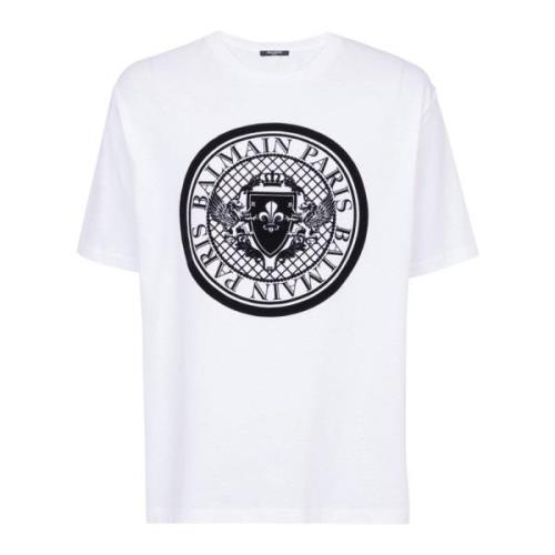 Balmain Mynt T-shirt White, Herr