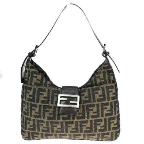 Fendi Vintage Pre-owned Canvas fendi-vskor Beige, Dam