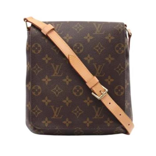 Louis Vuitton Vintage Pre-owned Tyg louis-vuitton-vskor Brown, Dam