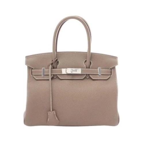 Hermès Vintage Pre-owned Laeder totevskor Gray, Dam