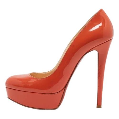 Christian Louboutin Pre-owned Pre-owned Laeder klackskor Orange, Dam