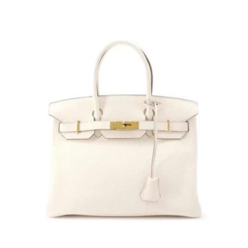 Hermès Vintage Pre-owned Laeder handvskor White, Dam