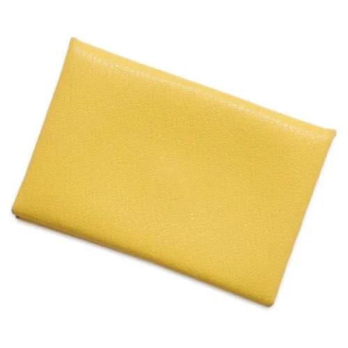 Hermès Vintage Pre-owned Laeder hem-och-kontorstillbehr Yellow, Dam