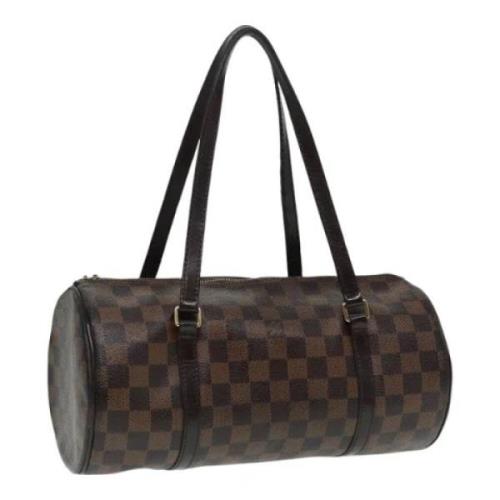 Louis Vuitton Vintage Pre-owned Canvas handvskor Brown, Dam