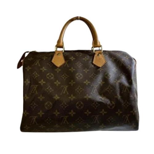 Louis Vuitton Vintage Pre-owned Tyg louis-vuitton-vskor Brown, Dam